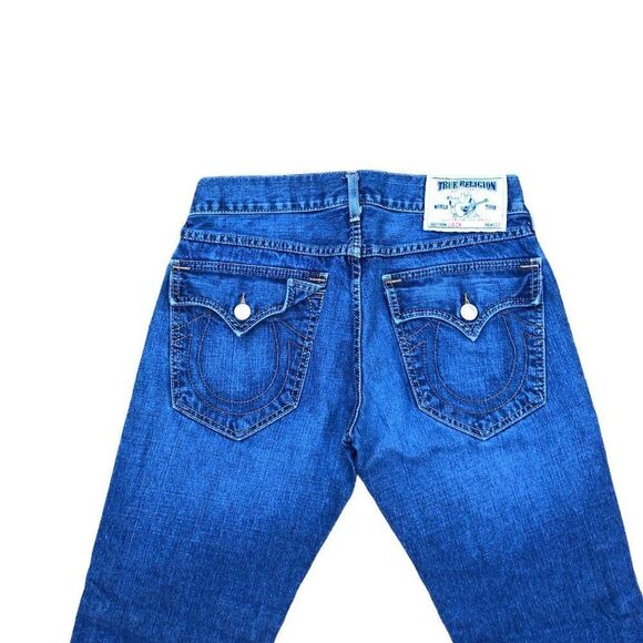 TRUE Religion Jeans Size 31 JACK Blue - Picture 2 of 8